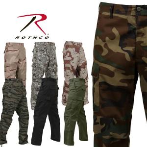 [ラストSALE]カーゴパンツ 迷彩 メンズ ボトムス カーキ 無地 ロスコ ミリタリー 軍パンCAMO カモ オリーブ