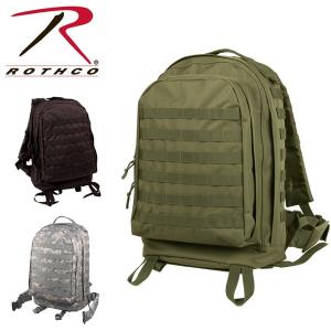 ROTHCO ロスコ ナイロン黒オリーブ即納MOLLE II 3-DAY バックパックリュックASSAULT PACK 600D POLYESTER BAG｜californiastyle