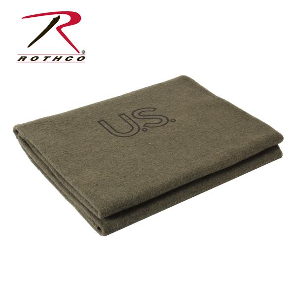 ロスコRothco 正規品 難燃 9084 U.S.Wool Blanket ウールブランケット ミ...