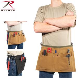 Rothco ロスコ 正規品 キャンバス生地 ワークエプロン 作業着 大工 DIY キャンプ Canvas Waist Work Apron 42025　コットン100%｜californiastyle