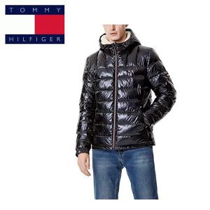 【期間限定タイムセール】【売り尽くし】Tommy Hilfiger トミー ヒルフィガーPuffer Jacket Hooded Wind-Resistant Quilted Puffer 黒ダウンジャケット中綿
