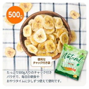 バナナチップス 500g ココナッツオイル使用...の詳細画像2
