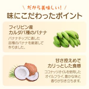 バナナチップス 500g ココナッツオイル使用...の詳細画像4