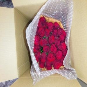 凛とした美しい赤いバラ!1本￥320円!20本...の詳細画像5