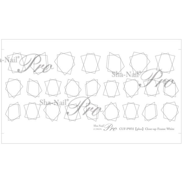 写ネイルＰｌｕｓ クローズアップフレーム ホワイト