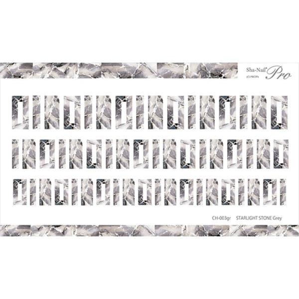 ネイル デザインシート ネイルシール 写ネイル Charm スターライト ストーン グレイ
