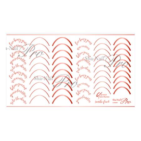 写ネイルPlus スマイルフォント ウイスキーブラウン