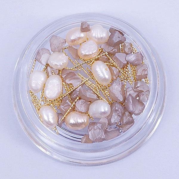 SONAIL PLUS AIKOセレクト パールスティックストーンミックス ホワイト FY00013...