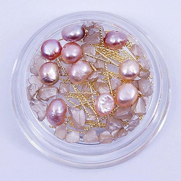 SONAIL PLUS AIKOセレクト パールスティックストーンミックス パープル FY00013...