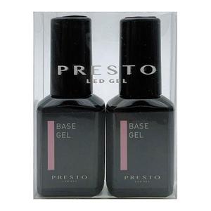 Presto プレスト ブラッシュオンベースジェル 13g 2本セット
