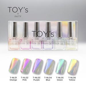 大人気 【新品】TOY's×INITY NEWオーロラリキッド6色セット ネイル