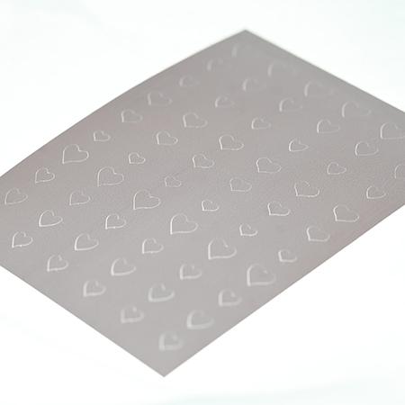 D.nail ディネイル ホッピングシール ハート (ステンシル) 1枚