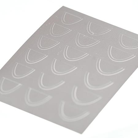 D.nail ディネイル ホッピングシール フレンチ (ステンシル) 1枚