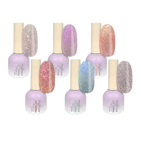 ｍｙ＆ｂｅｅ　マイビー　　ハイライトフラッシュセットＡ（００１〜００６／６色）ＨＩ−ＳＡ