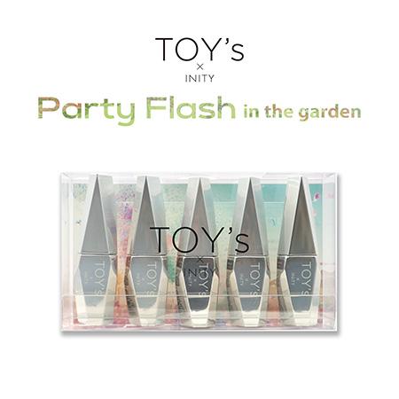 TOY's × INITY トイズバイアイニティ パーティーフラッシュ インザガーデン 5色セット