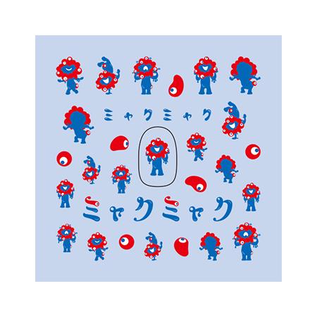 TSUMEKIRA ツメキラ 2025大阪・関西万博 ミャクミャク ネイルシール1 BA-MYA-1...