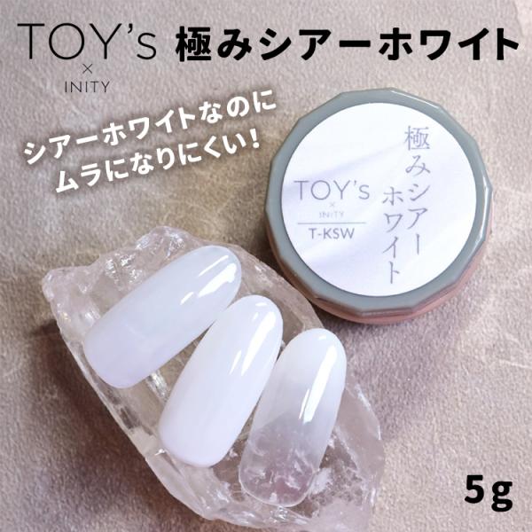 TOY's × INITY トイズバイアイニティ 極みシアーホワイト 5g T-KSW