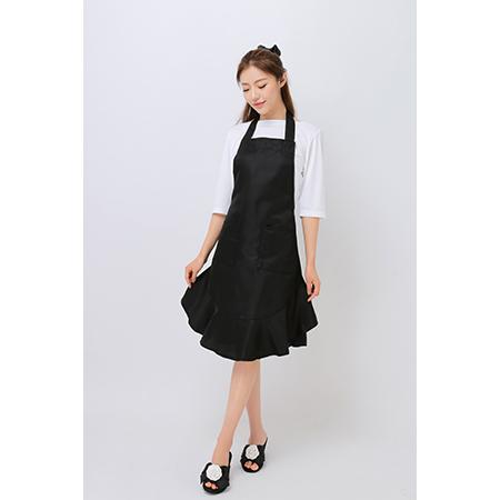 Nail garden ネイルガーデン Aフリルエプロン ブラック TO-195