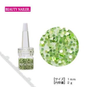 BEAUTY NAILER ビューティーネイラーB.N. 純銀グリッター SGP-19 イエローグリーン 1.0mm