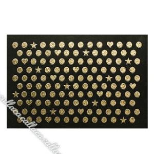 Amaily  アメイリー ネイルシール No.5-9 ドット柄 ゴールド