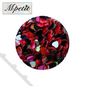 Mpetit エムプティ ホロ/リーズナブルシリーズ/ハート(クリアケース入り) B186 レッド×...