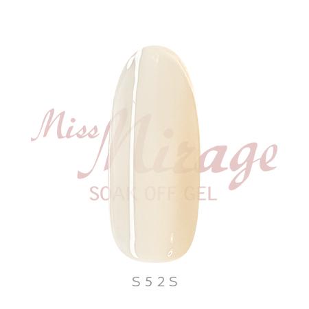 Miss Mirage ミス・ミラージュ ソークオフジェル S52S ミルフィーユシルキーベージュ ...