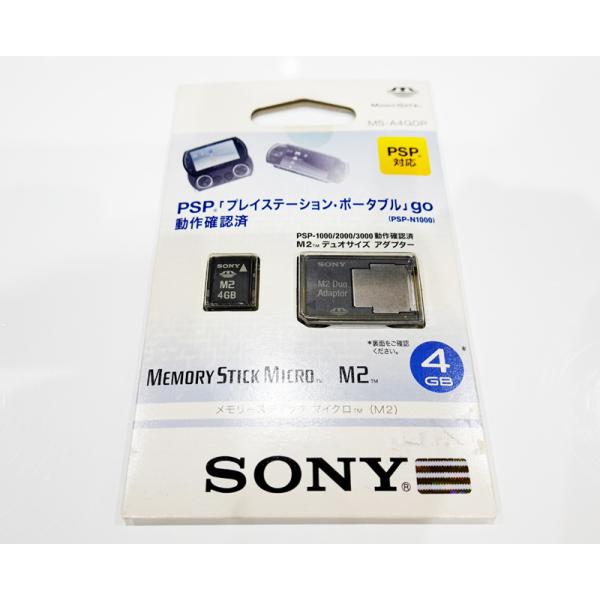 新品 在庫品 ソニー SONY メモリースティック マイクロ M2 4GB PSPgo対応 MS-A...