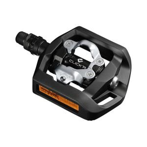 Shimano シマノ Pedal PD-T421 クリッカー 片面SPDビンディング 片面フラット ペダル SM-SH56 クリート付属｜calm-runon