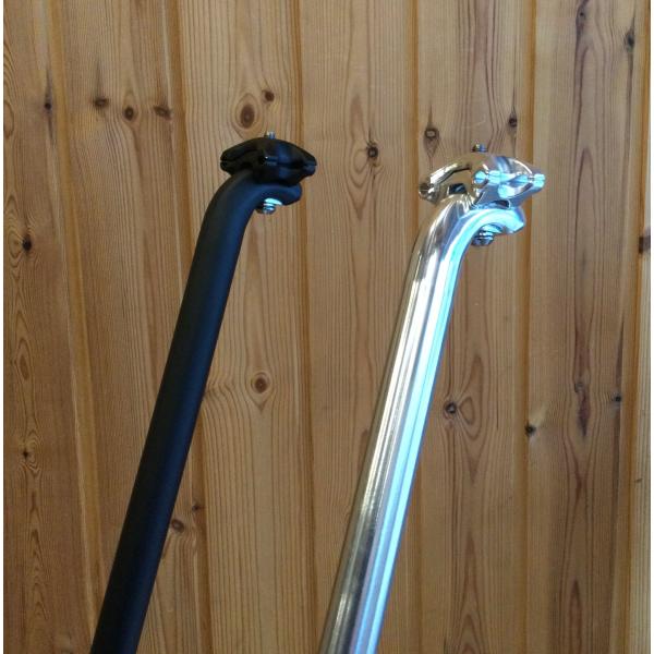 UNO シートポスト φ27.2mm X 350mm シルバー／ブラック