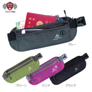 海外旅行 セキュリティポーチ スキミング防止 ウエストポーチ