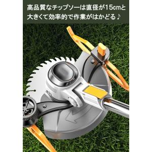 草刈り機 充電式 電動 草刈機 バッテリー 刈...の詳細画像3