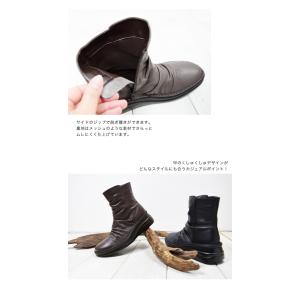 インコルジェ 本革 日本製 コンフォート ブー...の詳細画像4