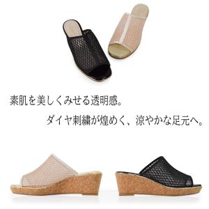 セール価格 ミュール サンダル レディース ウ...の詳細画像3
