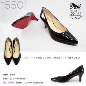 パンプス レディース 痛くない 黒 ラウンドト...の詳細画像4