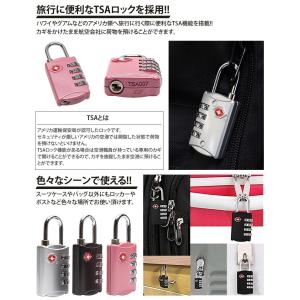TSAロック 南京錠ダイヤル式 鍵 4桁 暗証...の詳細画像2
