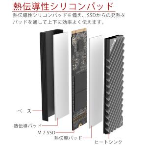 ヒートシンク M.2 2280 SSD用 放熱...の詳細画像3