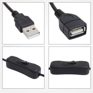 延長 USBケーブル スイッチ付き 1m US...の詳細画像4