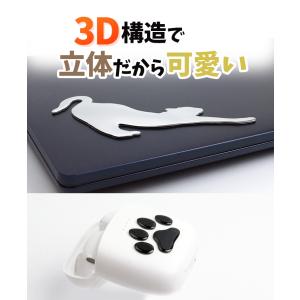 立体 3D ステッカー 猫 肉球 カーステッカ...の詳細画像5