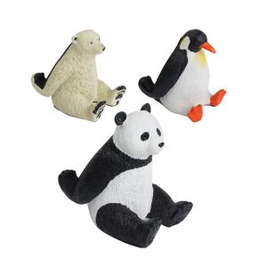 タブレットスタンド 卓上 パンダ ペンギン クマ　スマホ アニマル かわいい スタンド スマホスタンド オブジェ 動物 おしゃれ オフィス デスク　白熊