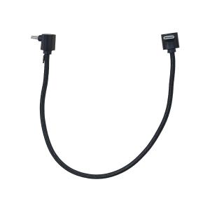 USB Type-CtoType-C ケーブル 両端L字 25cm 短い 60W データ転送 ナイロン編み スマホ タブレット モバイルバッテリー