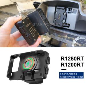 BMW ナビゲーションブラケット R1200RT R1250RT R 1200 1250 RT 2014 - 2020 バイク USB 携帯電話 GPS ワイヤレス充電対応