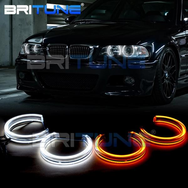 BMW BRITUNE DTM-エンジェルアイズLEDヘッドライト E46/E39/E36/E38用...