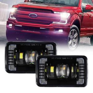 フォード F150 2015 2016 2017 DRL 運転正方形ライト F150 LED フォグ...