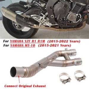 ヤマハ YZF-R1R1R1M MT10 2015年-2021年 バイク用排気モディファイ マフラー エリミネーター 強化ミッドパイプ
