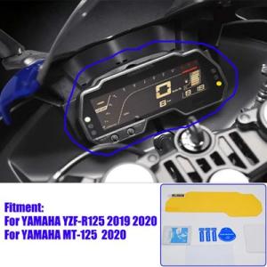 ヤマハ YZF-R125 MT-125 2020 バイククラスタ傷スクリーン保護計器ダッシュボード保...