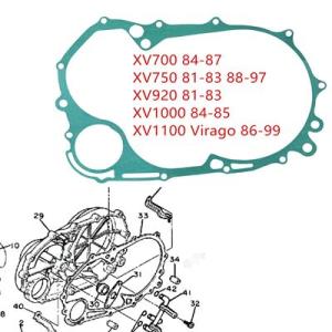 ヤマハ バイククランクケースクラッチジェンレーターカバーガスケットビラーゴ1000 1100 XV1...