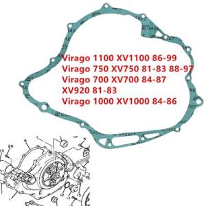 ヤマハ バイクジェンレーターカバー ガスケット ビラーゴ 1100 XV1100 86-99 XV1...