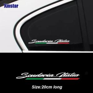SCUDERIA-装飾ステッカー サイドスカートステッカー グラフィックアクセサリー FIAT 50...