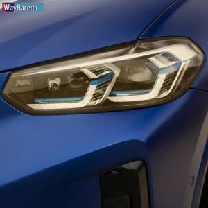 BMW ヘッドライト保護フィルム X3 G01IX3 G08用のクリアスモークステッカー フェイスリ...