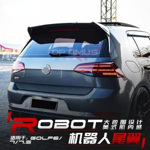 フォルクスワーゲン VW ゴルフ7 MK7 7.5 GTI GTIスポイラー2014-2019 ABSプラスチックリアルーフスポイラートランクス